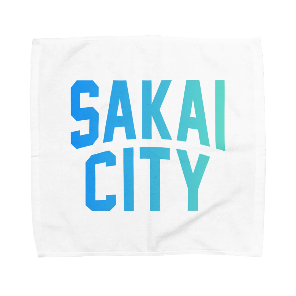 JIMOTOE Wear Local Japanの堺市 SAKAI CITY Towel Handkerchief