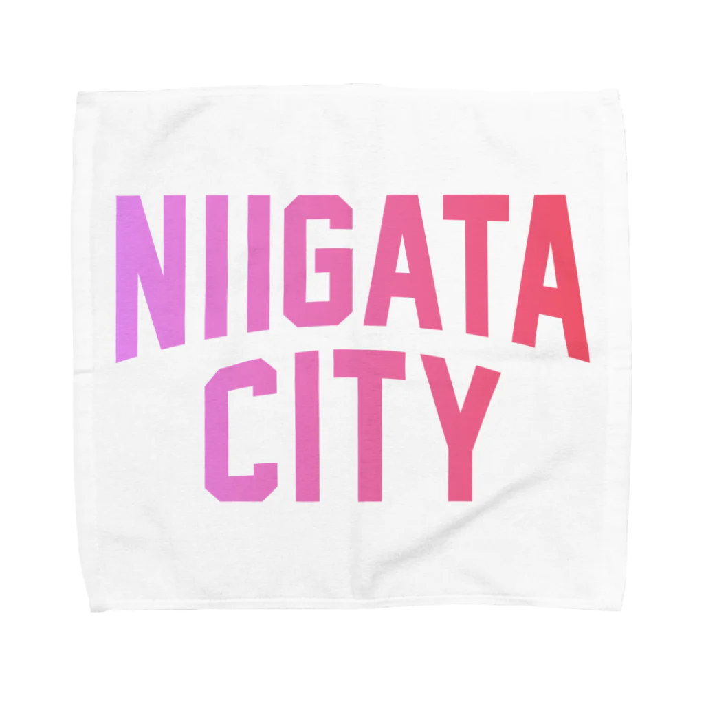 JIMOTO Wear Local Japanの新潟市 NIIGATA CITY タオルハンカチ