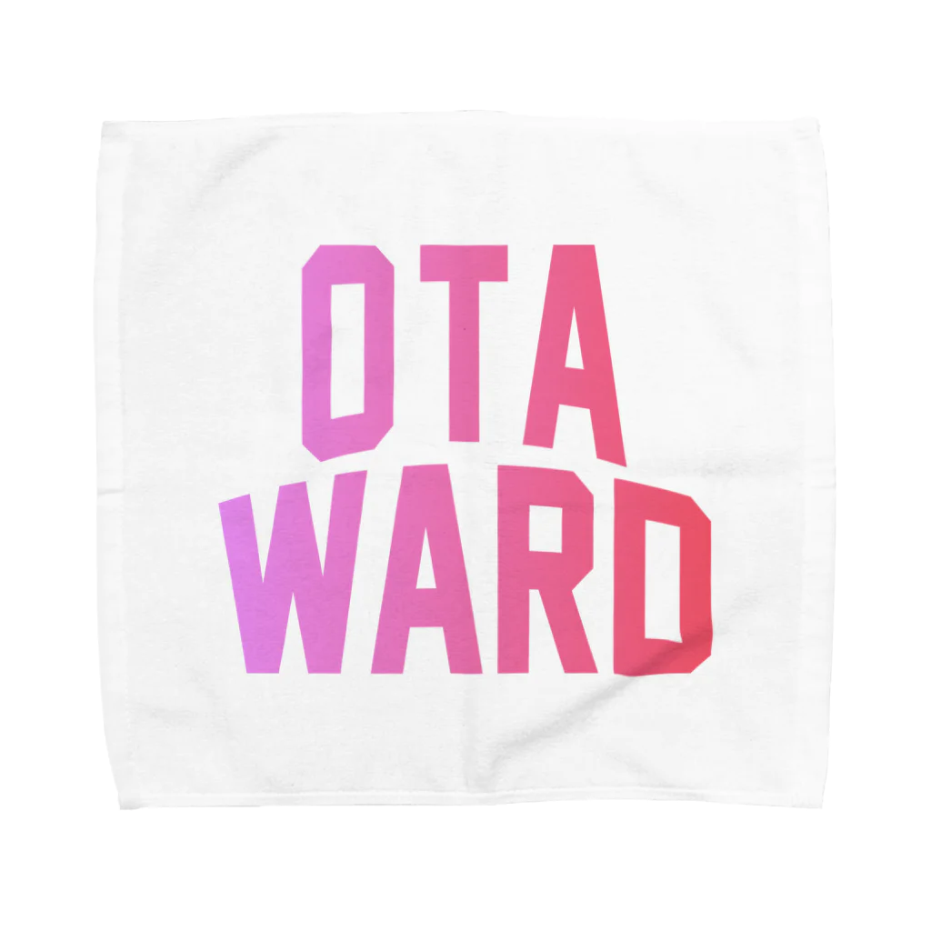 JIMOTO Wear Local Japanの大田区 OTA WARD タオルハンカチ