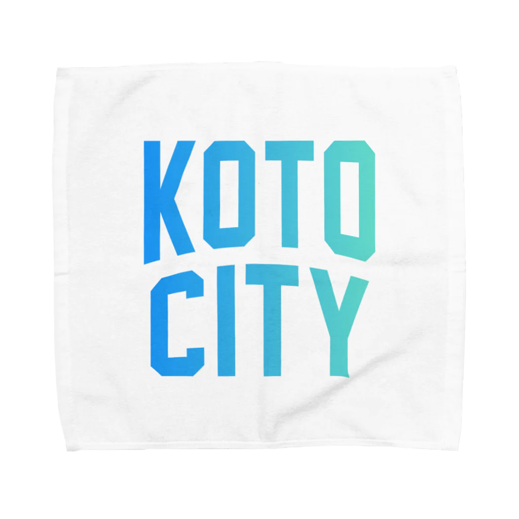 JIMOTOE Wear Local Japanの江東市 KOTO CITY Towel Handkerchief