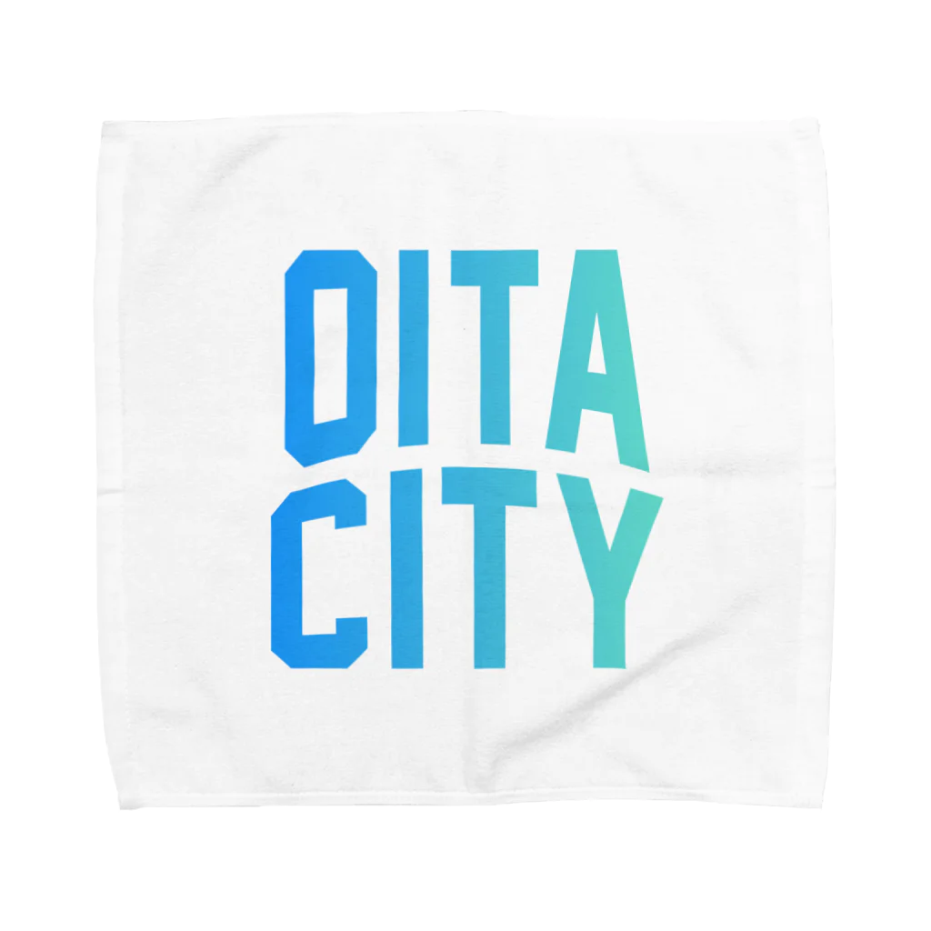 JIMOTO Wear Local Japanの大分市 OITA CITY タオルハンカチ