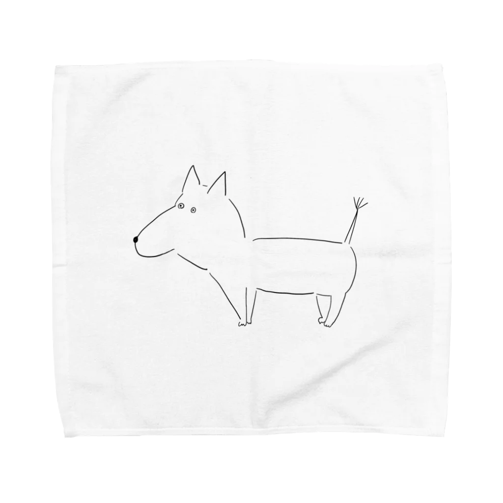 しまのらいおんしっぽのわんこちゃん Towel Handkerchief