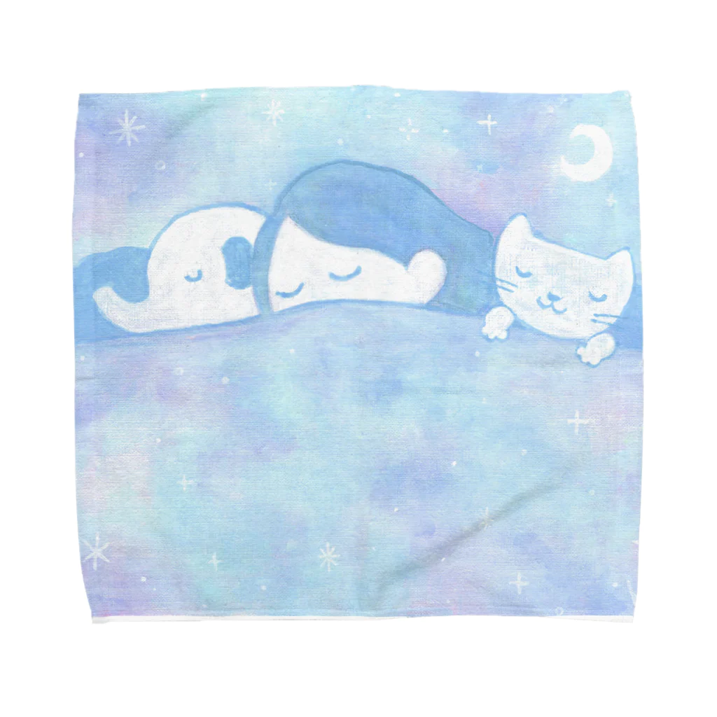 hashi96のおやすみちゃん Towel Handkerchief