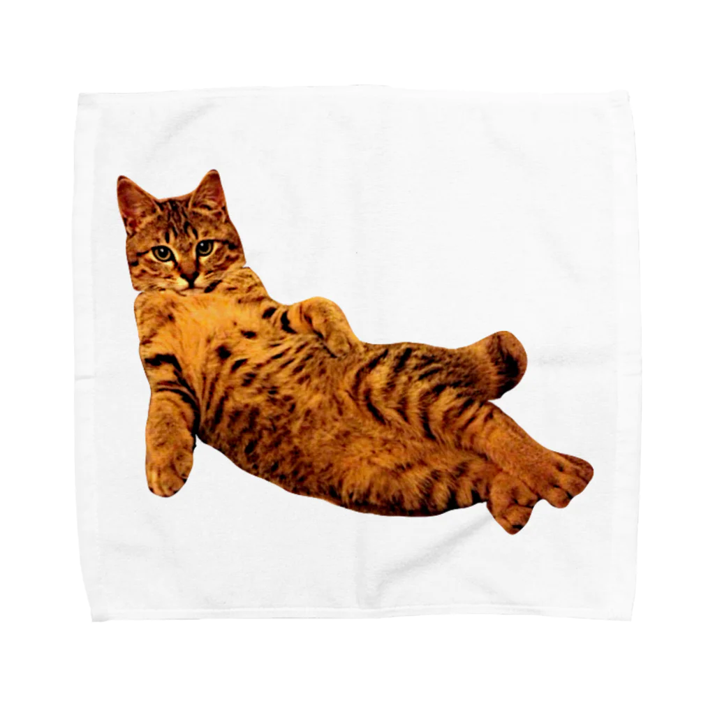 Elegant CatのElegant Cat ① Towel Handkerchief