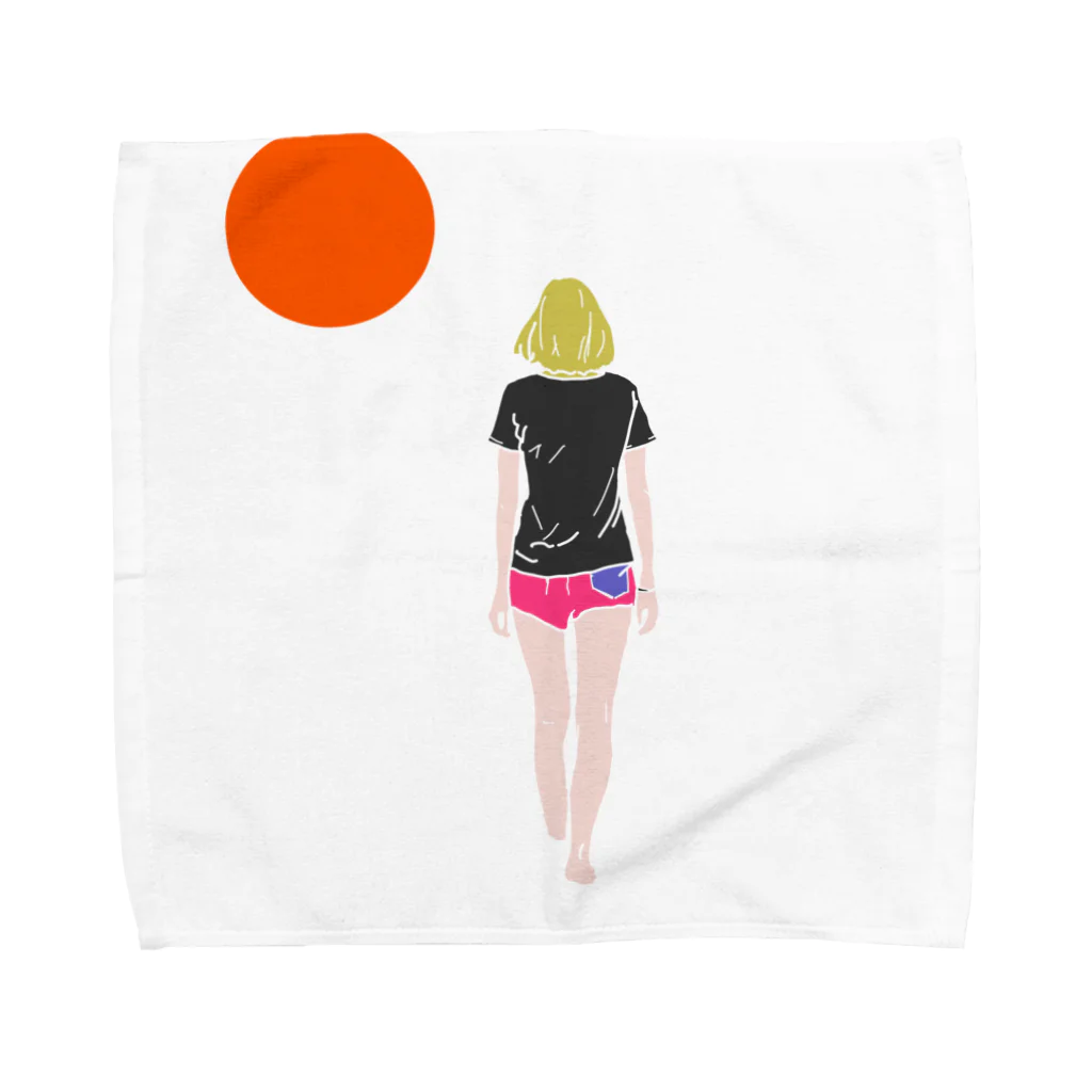 Mekmekのうしろすがた Towel Handkerchief