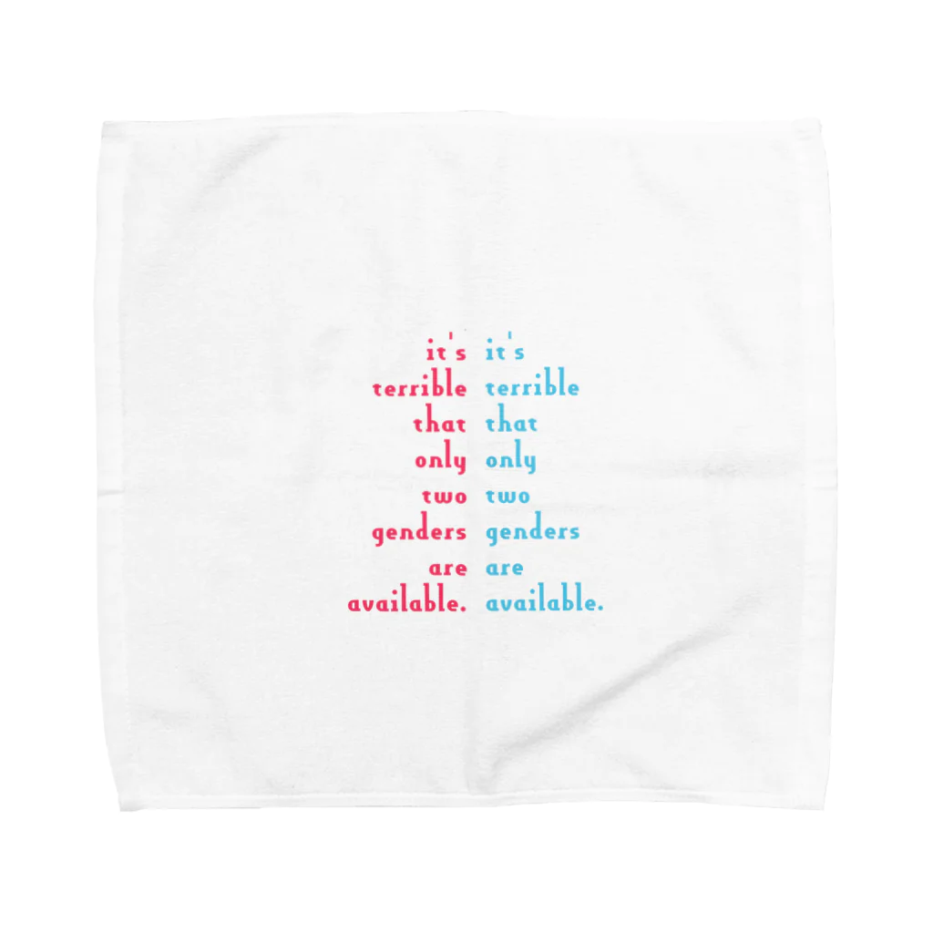 Les survenirs chaisnamiquesの人工/人口ピラミッド(細字ver.) Towel Handkerchief