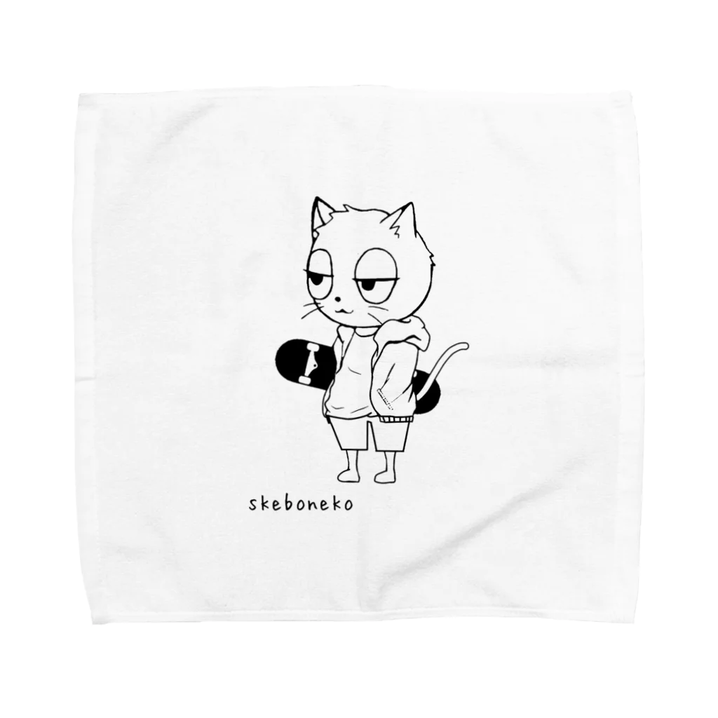 arunkuuのスケボーねこ Towel Handkerchief