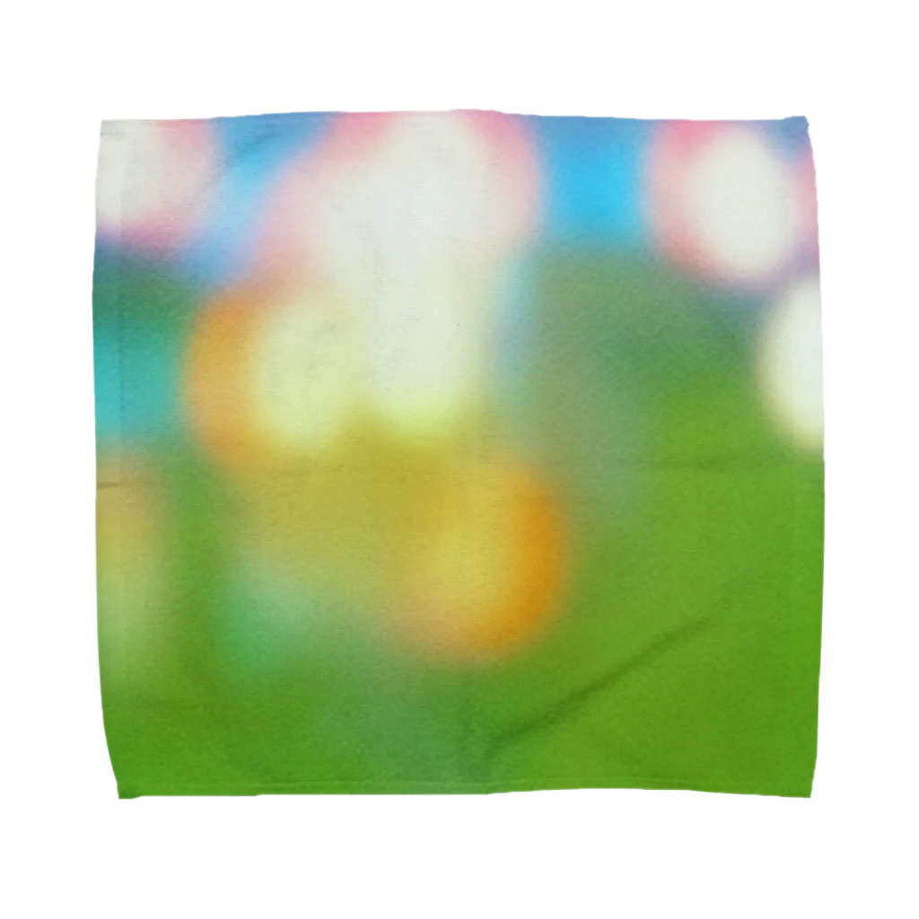 りどりの祭りのあと Towel Handkerchief