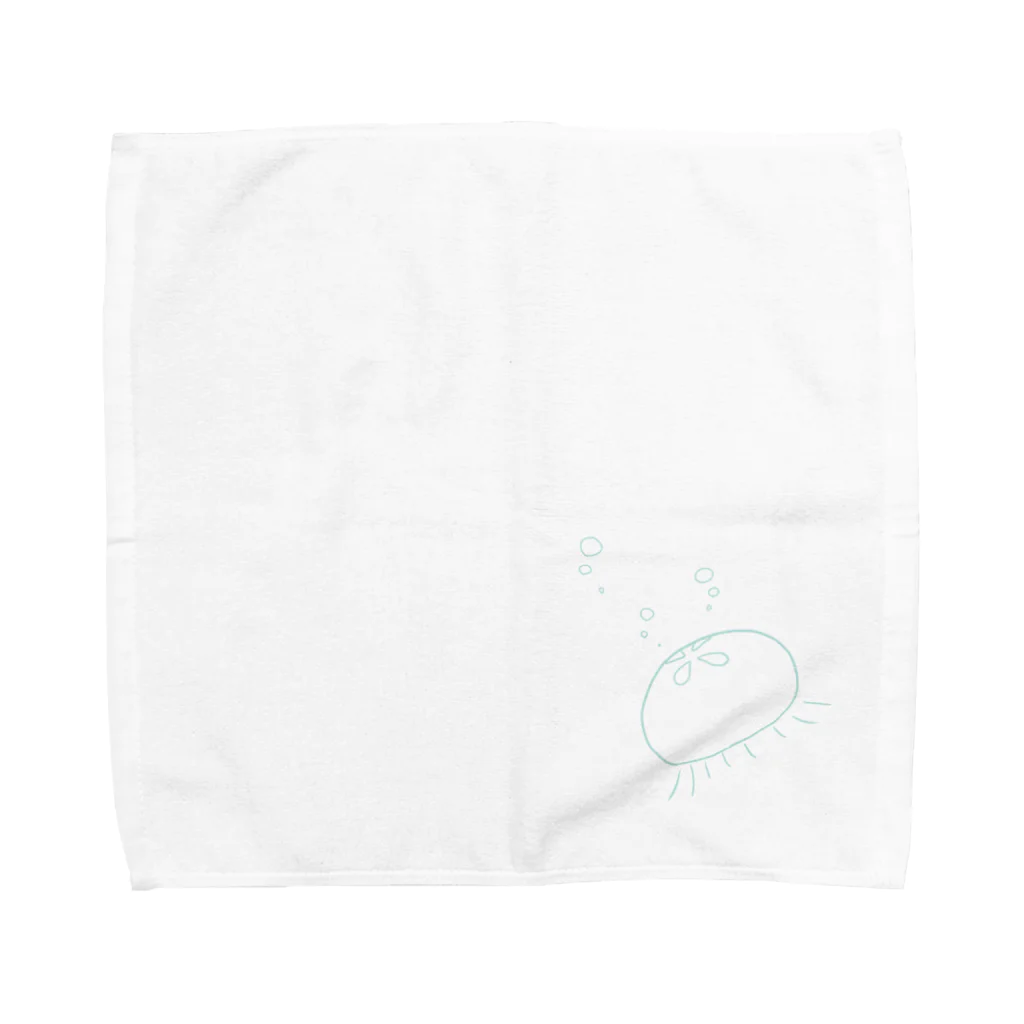 ゆるり屋のぶくぶくくらげ Towel Handkerchief