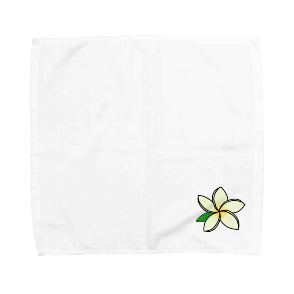 Okiwaiiのプルメリア三姉妹 Towel Handkerchief