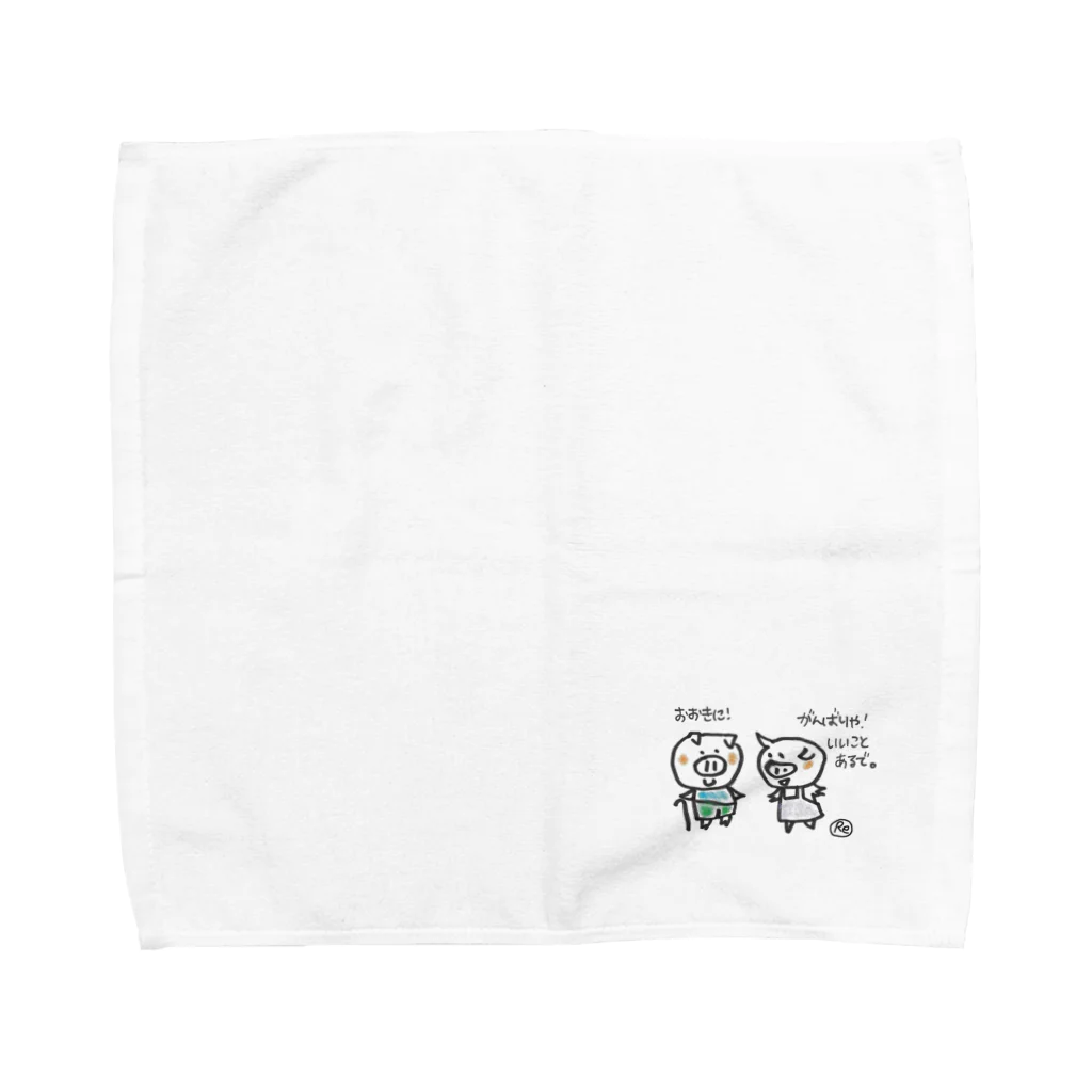 カキマクルのりじょぶーくん２ Towel Handkerchief