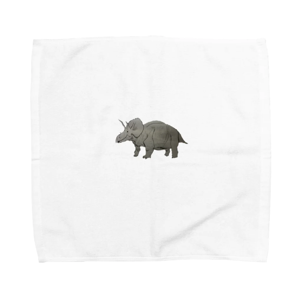 クジラの唐揚げの直筆とりけらとぷす Towel Handkerchief