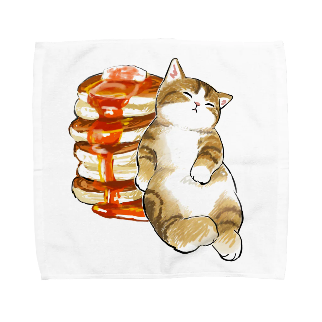 mofusandのパンケーキにゃん　４段重ね Towel Handkerchief