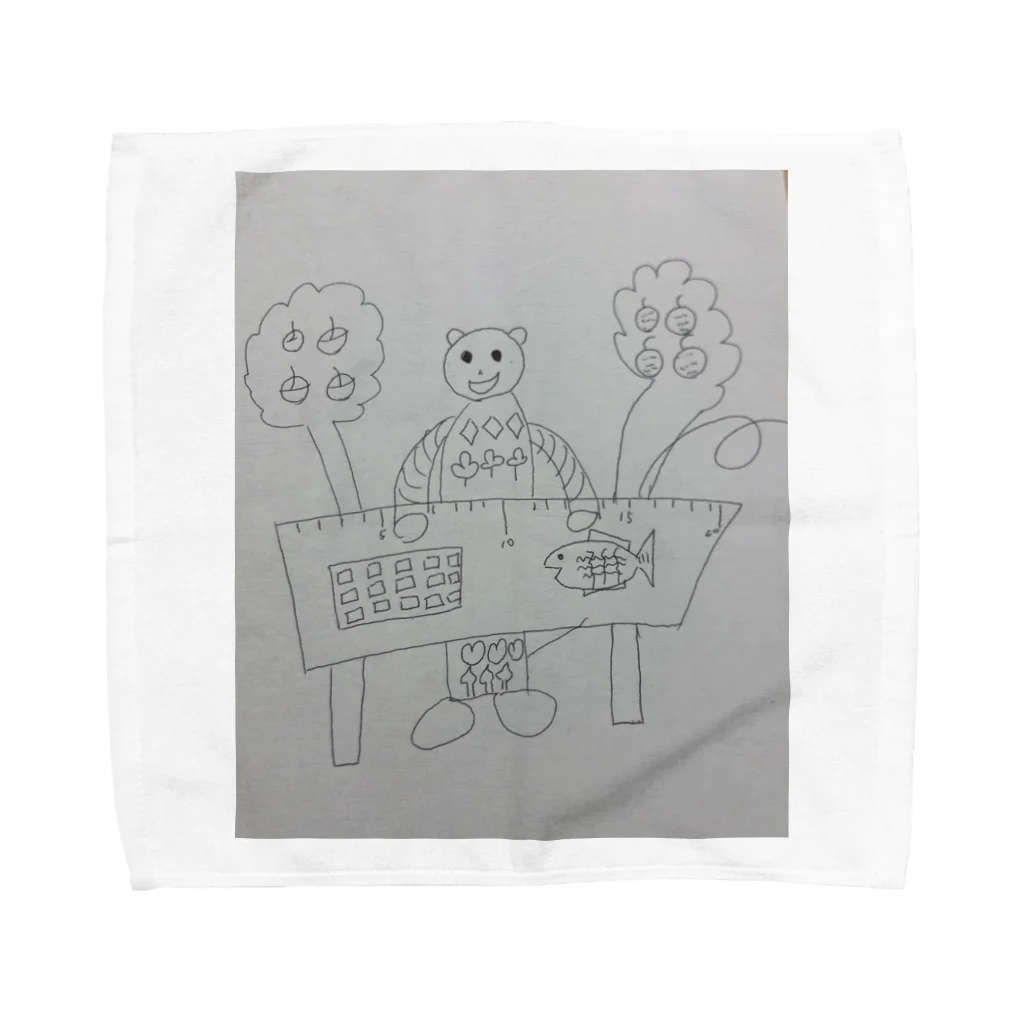 friendsの絵が下手な友達の絵 Towel Handkerchief