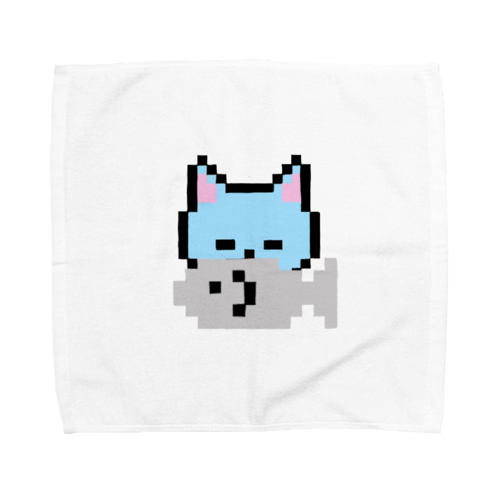 ドット絵のねこちゃん Wuchan 39 S Shop Wuchan のタオルハンカチ通販 Suzuri スズリ