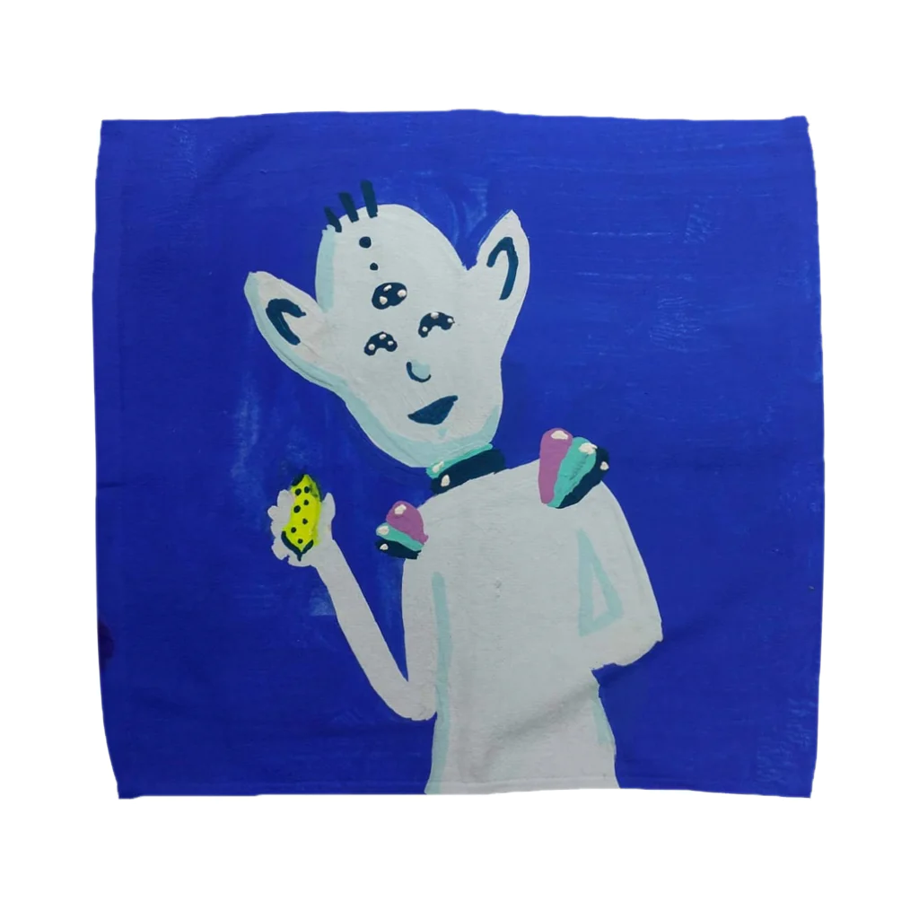 絵本作家_こんよりこの宇宙人アイドルﾉﾎﾟくん Towel Handkerchief