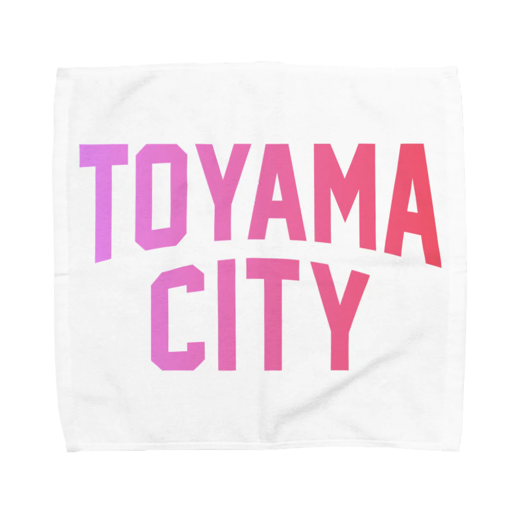 JIMOTO Wear Local Japanの富山市 TOYAMA CITY タオルハンカチ