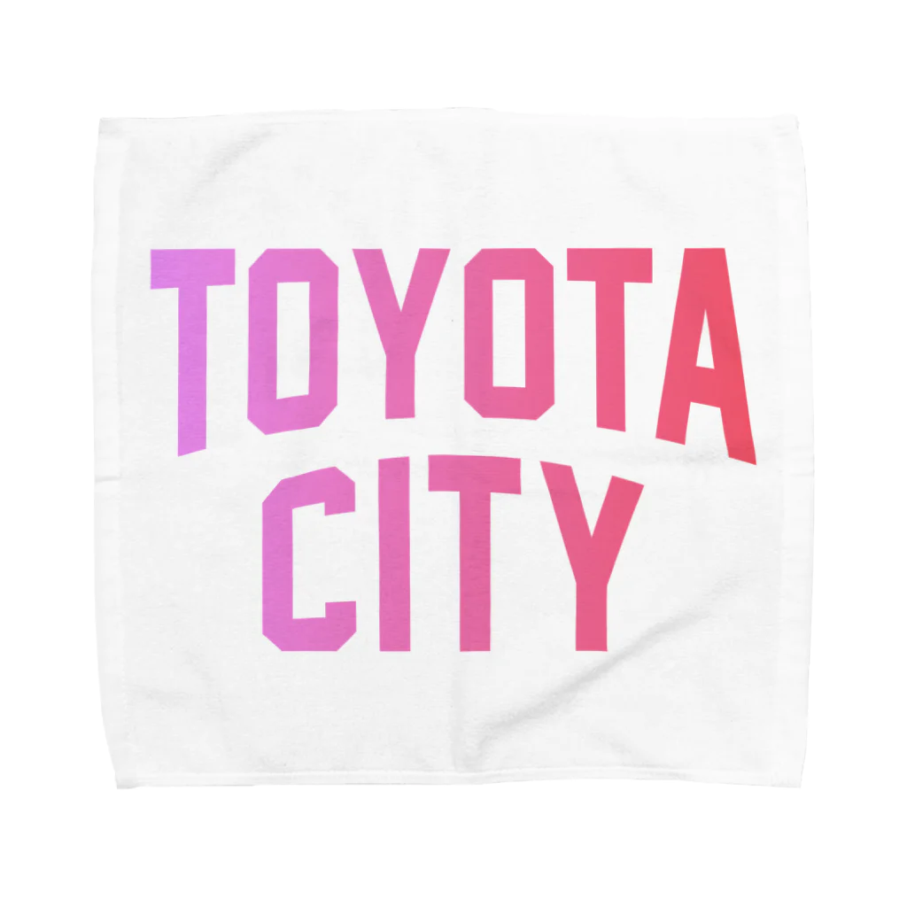 JIMOTO Wear Local Japanの豊田市 TOYOTA CITY タオルハンカチ