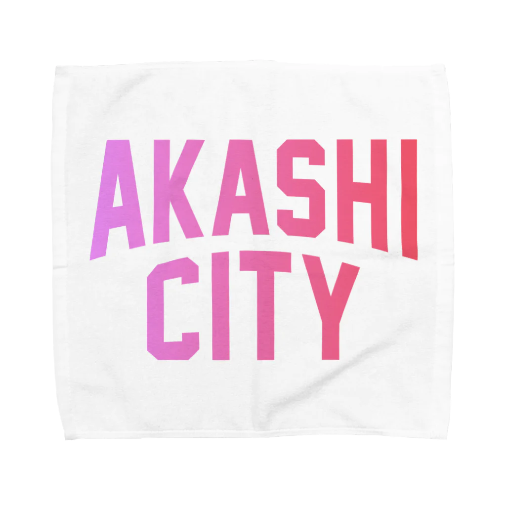 JIMOTOE Wear Local Japanの明石市 AKASHI CITY Towel Handkerchief