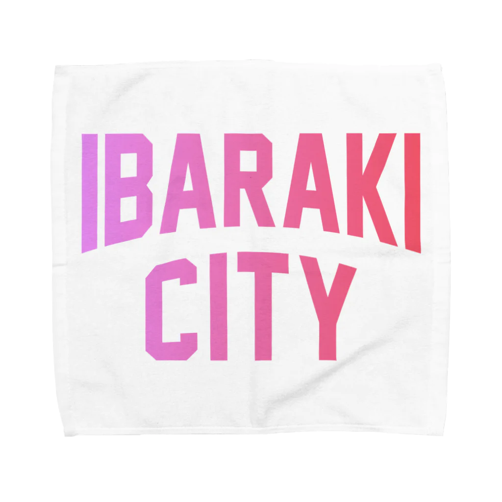 JIMOTO Wear Local Japanの茨木市 IBARAKI CITY タオルハンカチ