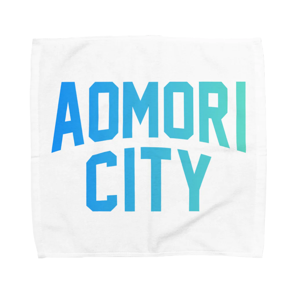 JIMOTO Wear Local Japanの青森市 AOMORI CITY タオルハンカチ