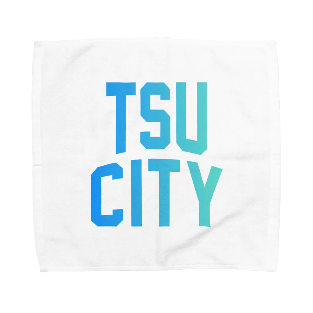 JIMOTOE Wear Local Japanの津市 TSU CITY Towel Handkerchief