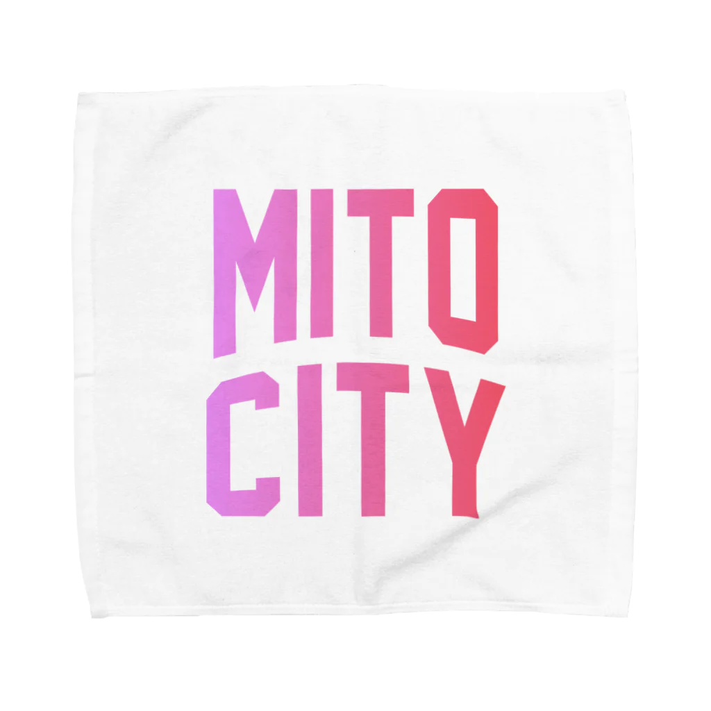 JIMOTO Wear Local Japanの水戸市 MITO CITY タオルハンカチ