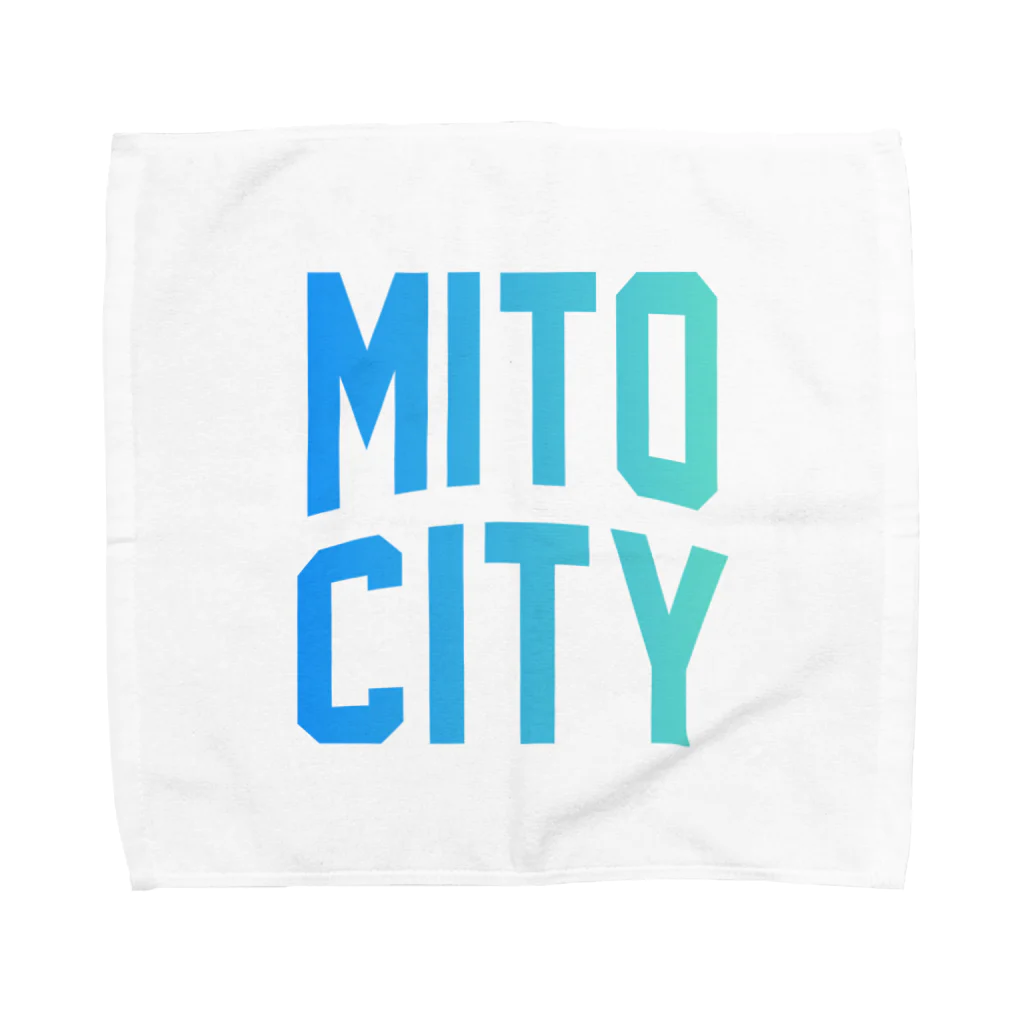 JIMOTO Wear Local Japanの水戸市 MITO CITY タオルハンカチ