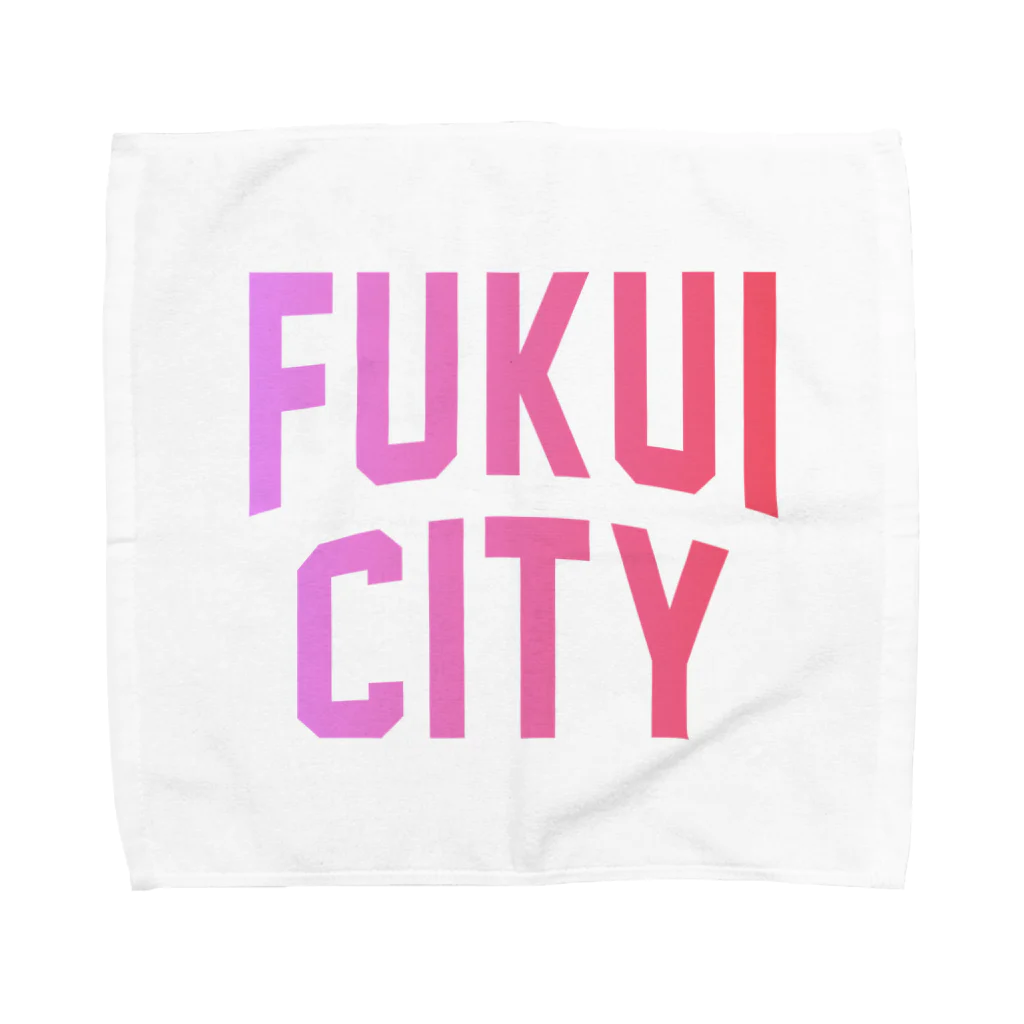 JIMOTO Wear Local Japanの福井市 FUKUI CITY タオルハンカチ