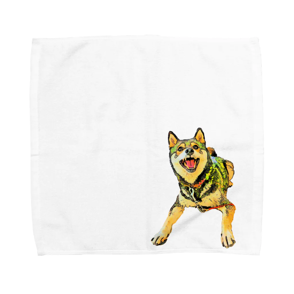 マロマロのKUROSHIBA SMILE Towel Handkerchief