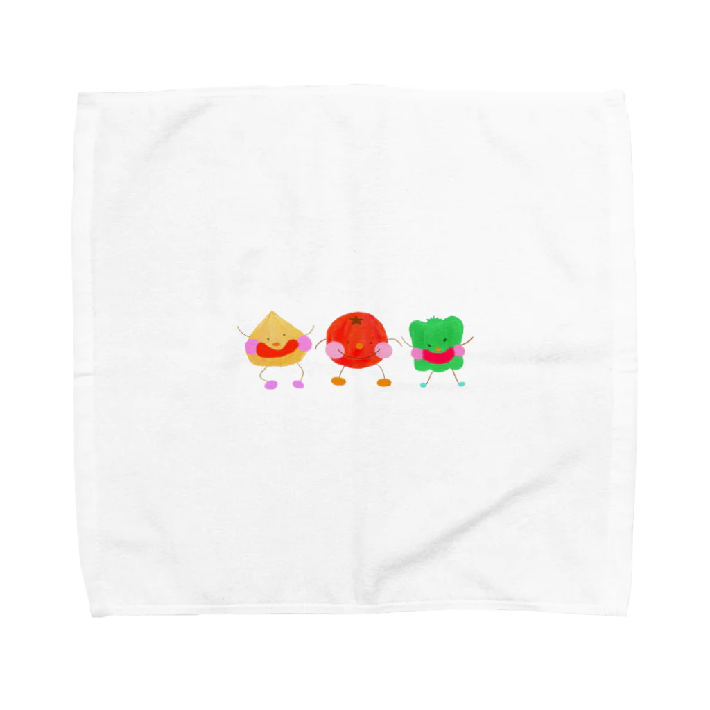 ぼっさんのおやさいマン！ Towel Handkerchief