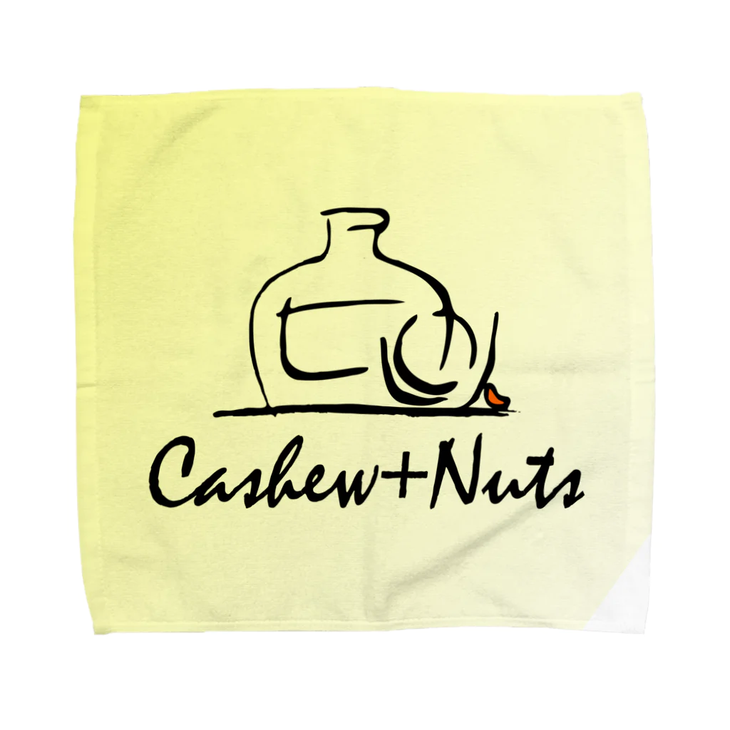 td'WORKSの「whisky&nuts」Cashew+Nuts タオルハンカチ