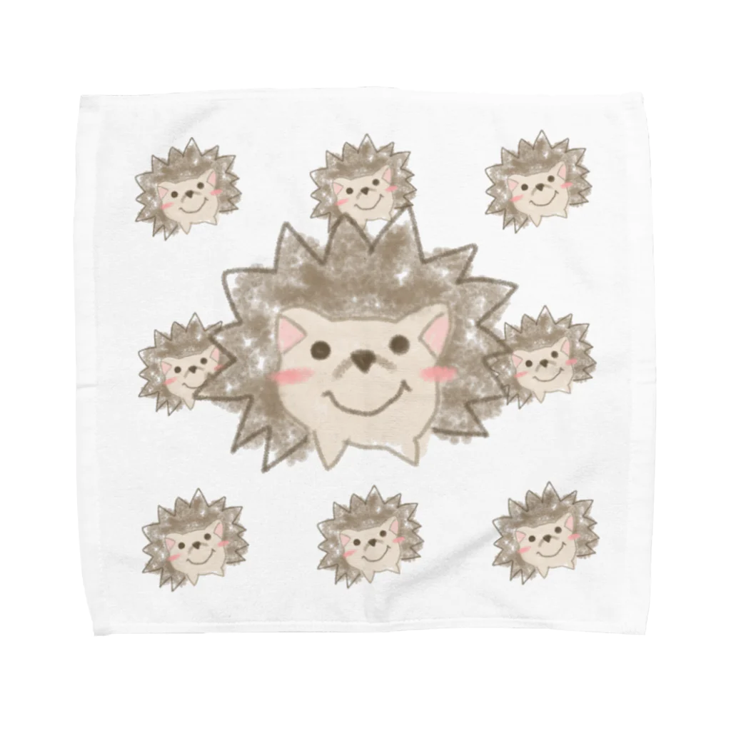 NukoNukoのクレヨンハリネズミ Towel Handkerchief