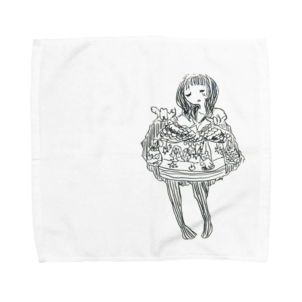 far from okのげきじょう Towel Handkerchief