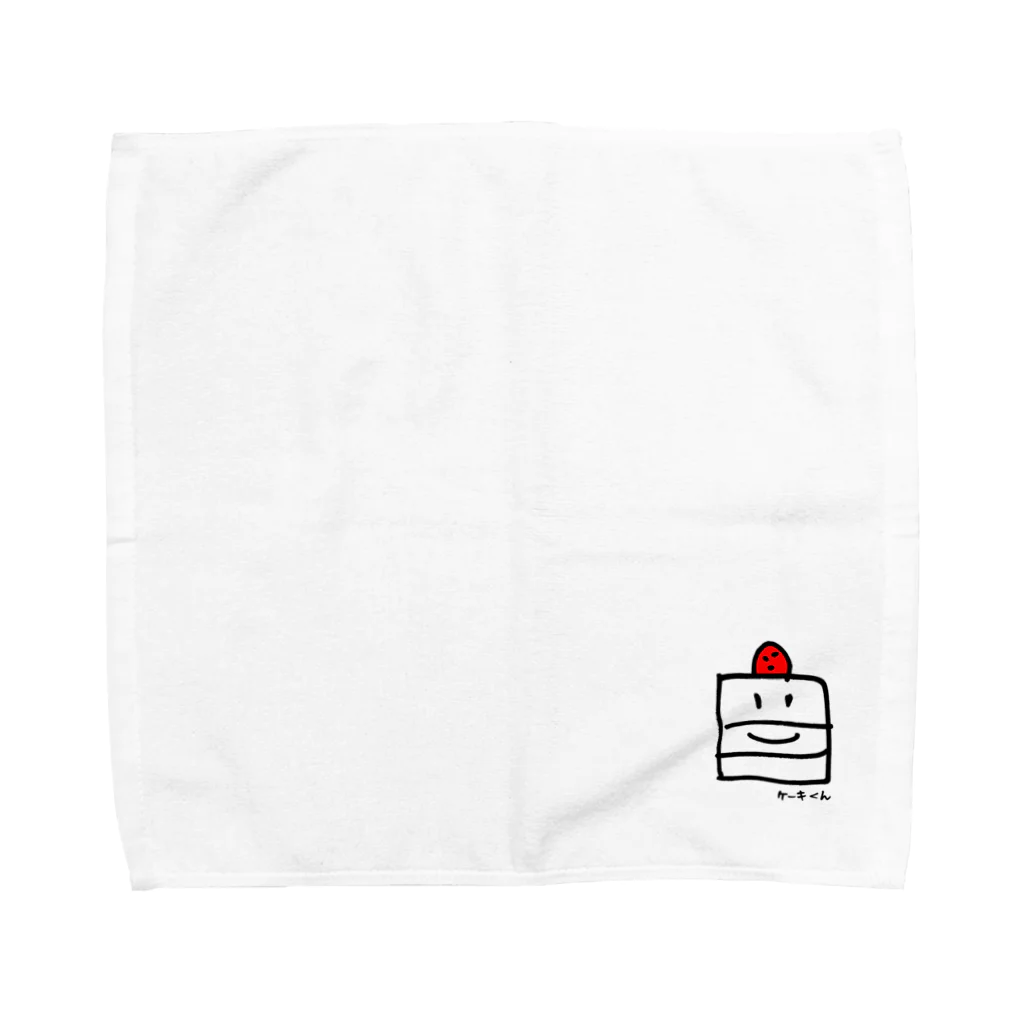 hozdesignのケーキくん Towel Handkerchief