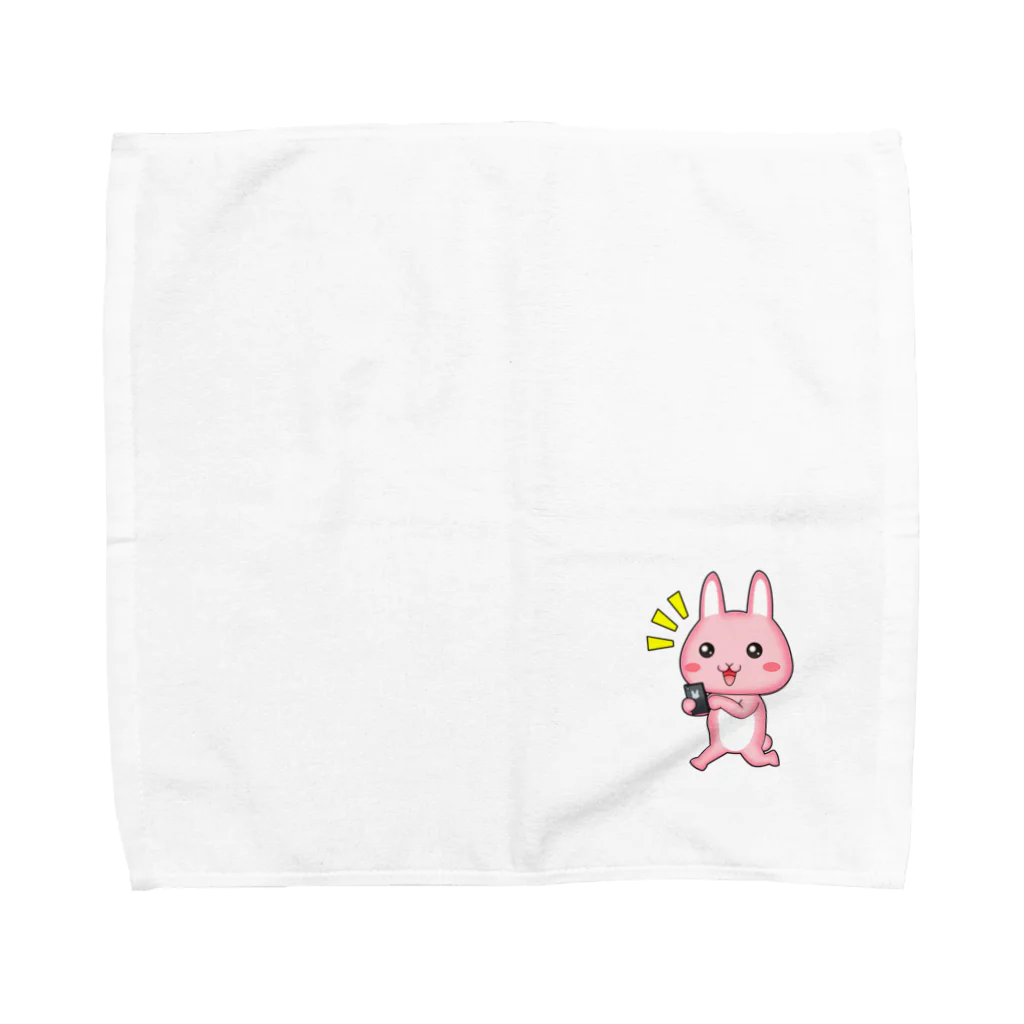 動画ファンの動画ファンうさMobile Towel Handkerchief