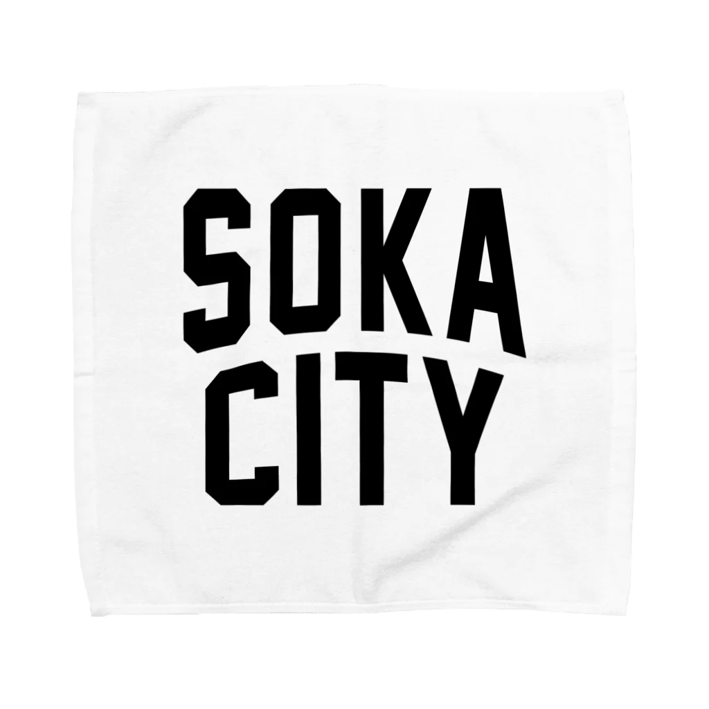 JIMOTO Wear Local Japanの草加市 SOKA CITY タオルハンカチ