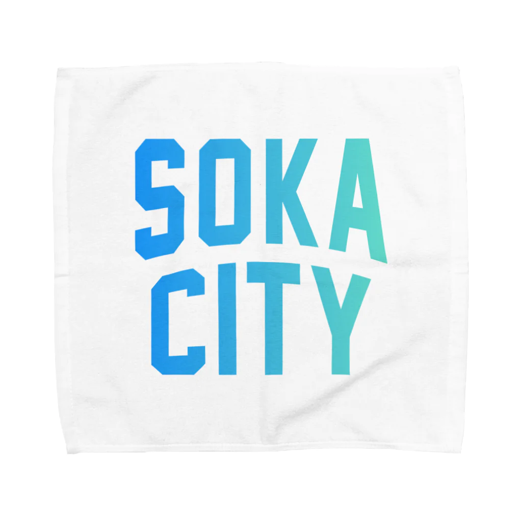 JIMOTO Wear Local Japanの草加市 SOKA CITY タオルハンカチ