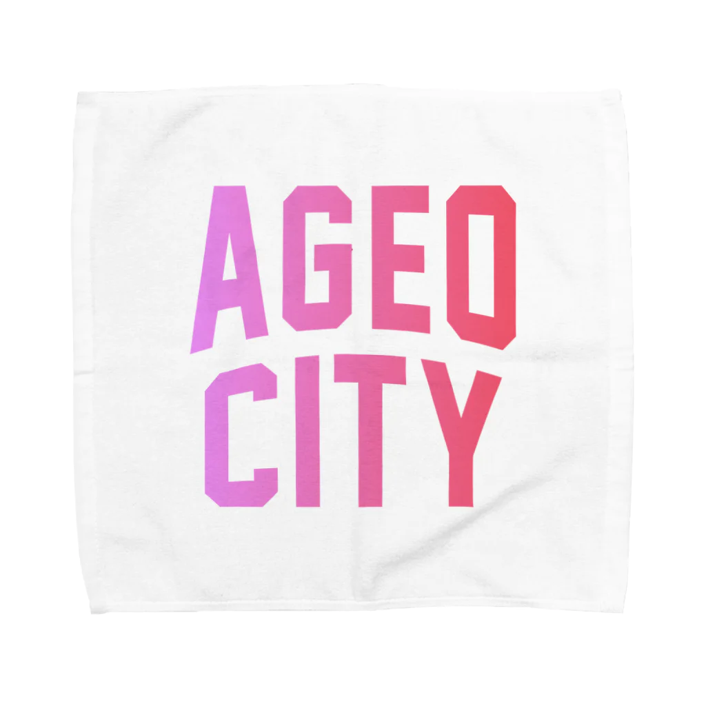 JIMOTO Wear Local Japanの上尾市 AGEO CITY タオルハンカチ