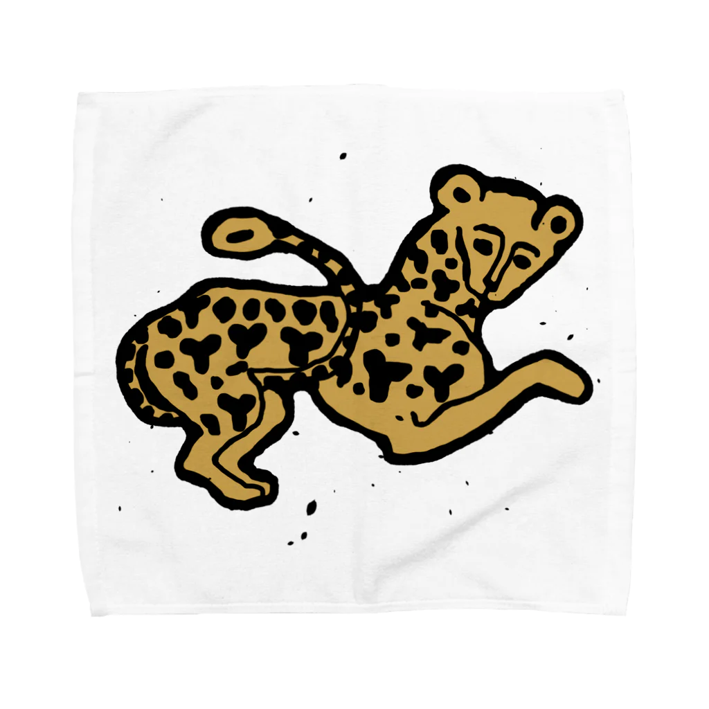 YTRのヒョウ Towel Handkerchief