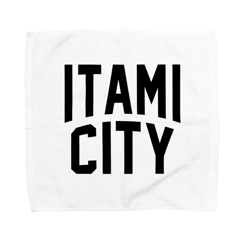 JIMOTO Wear Local Japanの伊丹市 ITAMI CITY タオルハンカチ