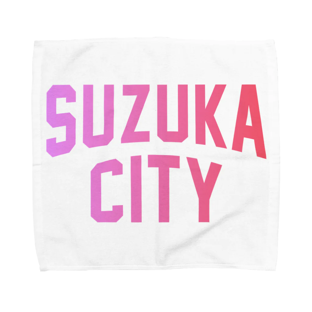 JIMOTO Wear Local Japanの鈴鹿市 SUZUKA CITY タオルハンカチ