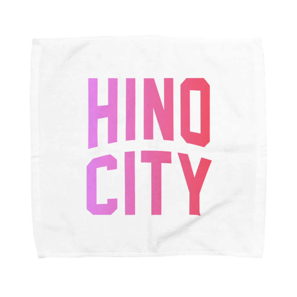 JIMOTO Wear Local Japanの日野市 HINO CITY タオルハンカチ