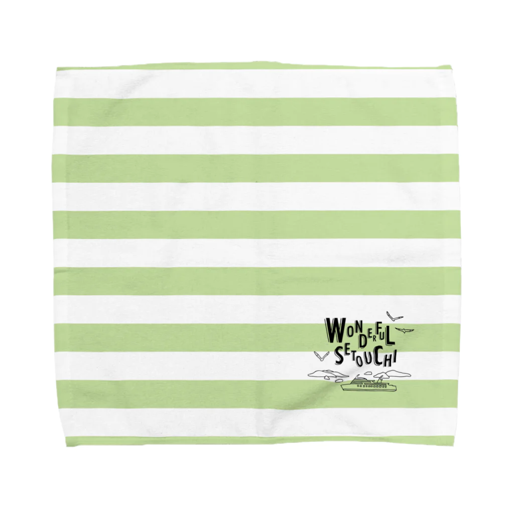 RYOBI-SHODOSHIMA STOREのWONDERFUL SETOUCHI GREEN Towel Handkerchief