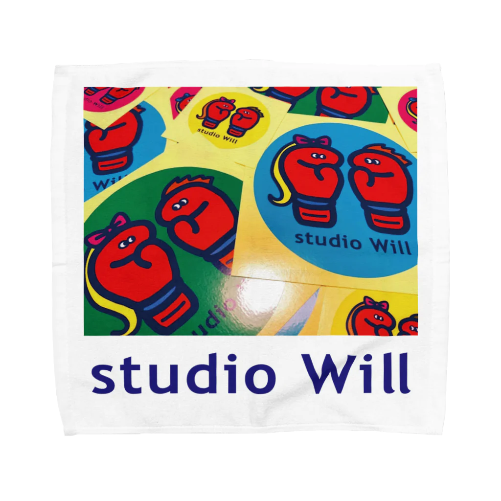 総合格闘技・フィットネス studio Willのstudio Will×INGRIDタオルハンカチ_B タオルハンカチ