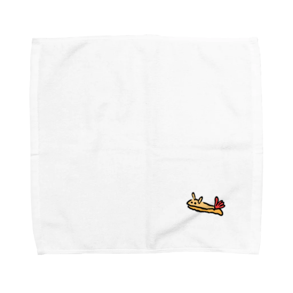 Lotusのエビフライウミウシ Towel Handkerchief