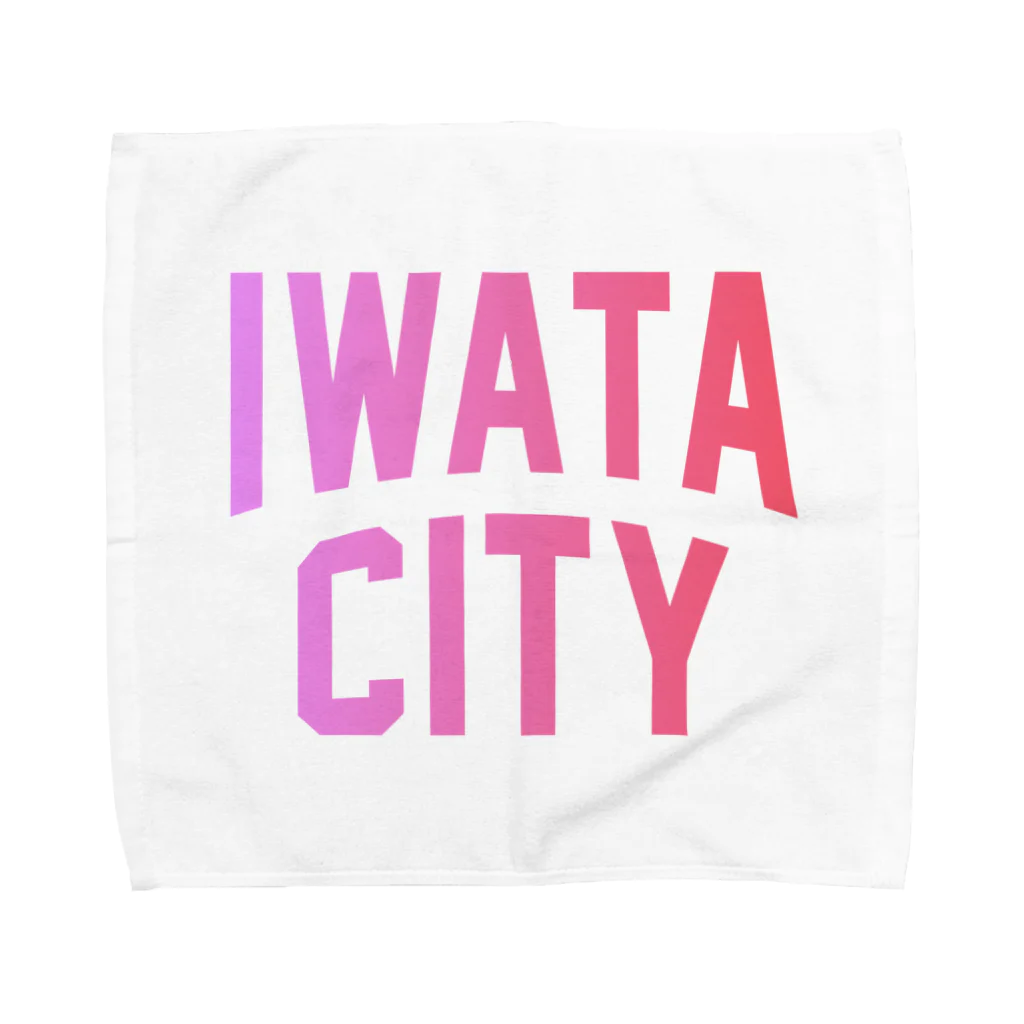 JIMOTOE Wear Local Japanの磐田市 IWATA CITY Towel Handkerchief