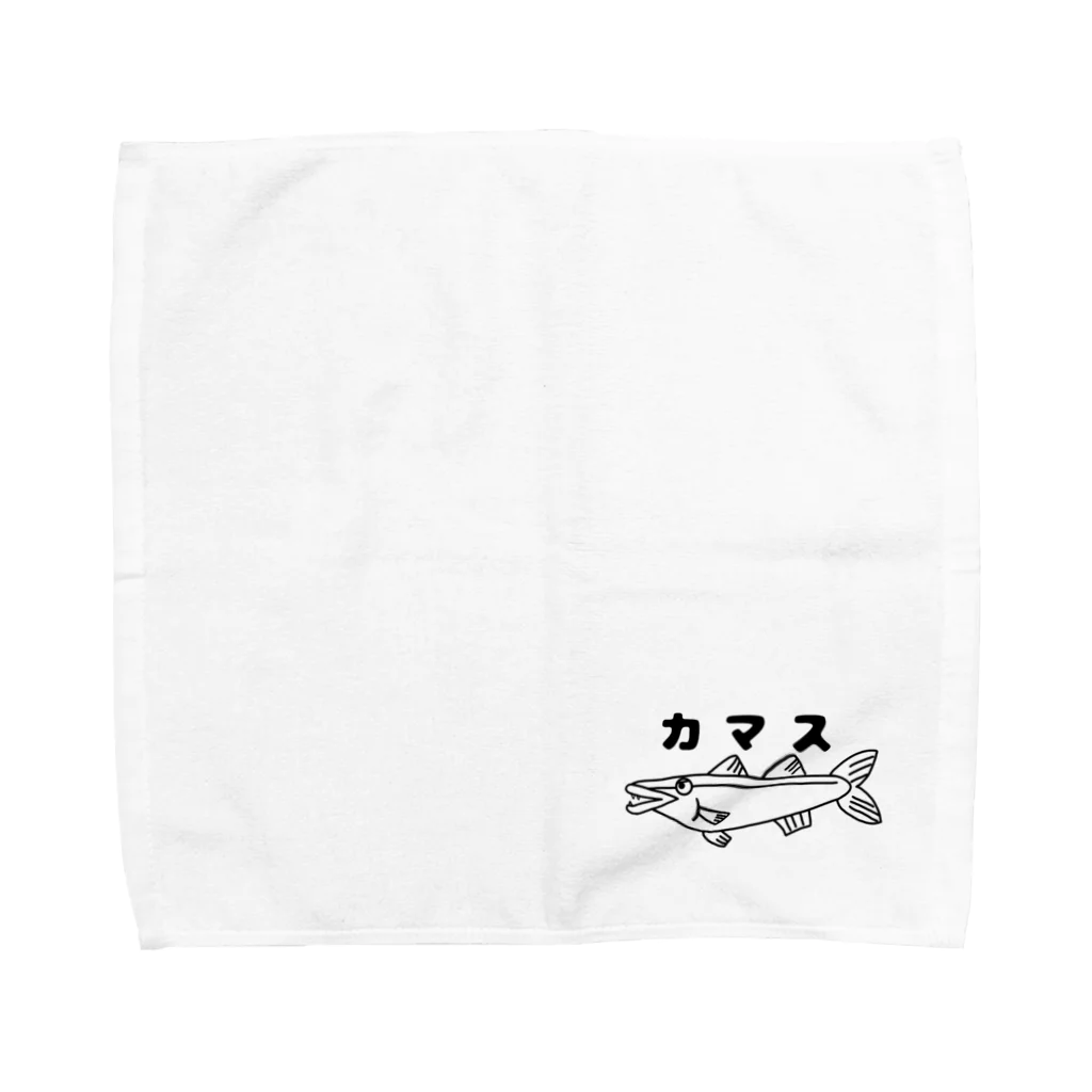 ねこねこうおのカマス兄貴 Towel Handkerchief