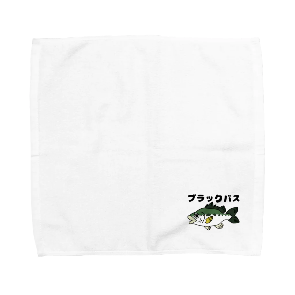 ねこねこうおのブラックバス兄貴 Towel Handkerchief