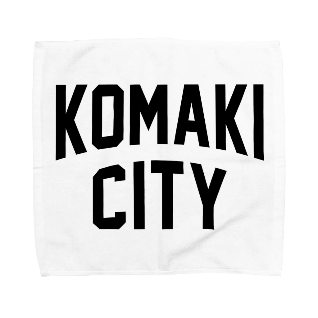 JIMOTOE Wear Local Japanの小牧市 KOMAKI CITY タオルハンカチ